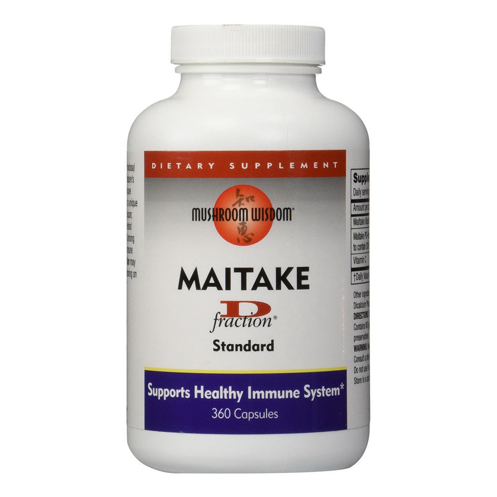 Mushroom Wisdom D-Fraction Maitake Capsules, 360 Ea